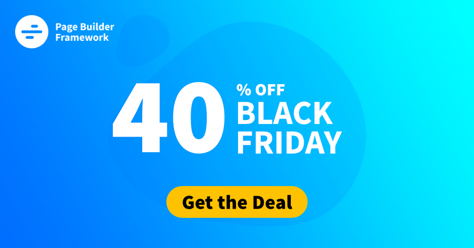 2019 Best Black Friday Wordpress Deals Page Builder Framework Images, Photos, Reviews