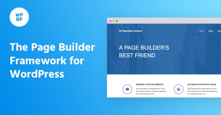 Introducing: the Page Builder Framework for WordPress - Page Builder ...